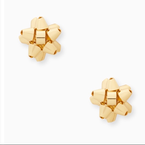 kate spade Jewelry - Kate Spade ♠️ NWT Gold Bow Stud Earrings